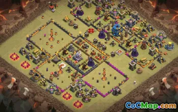 CoC Town Hall 12 Base Layouts & Links | War, Trophy & Home Village #33703