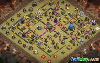 CoC Town Hall 12 Base Layouts & Links | War & Trophy Maps #31168