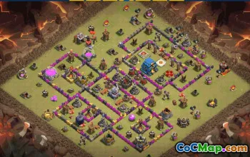 CoC Town Hall 12 Base Layouts & Links | War & Trophy Maps #31754