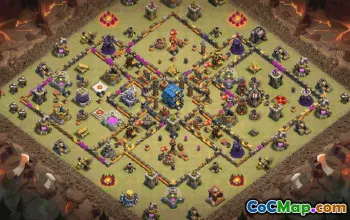 CoC Town Hall 12 Base Layouts + Links | War, Trophy & More #32580