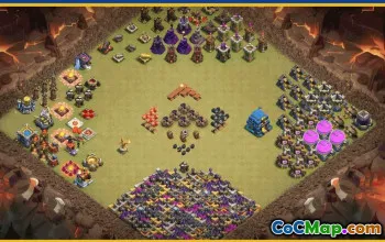 CoC Town Hall 12 Base Layouts & Map | Copy & Download #28677