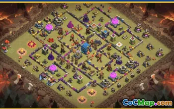 CoC Town Hall 12 Base Layouts & Map Links | Farming & Trophy Defense #28187