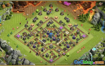CoC Town Hall 12 Base Layouts & Map Links | Home, Trophy & Farming #28497