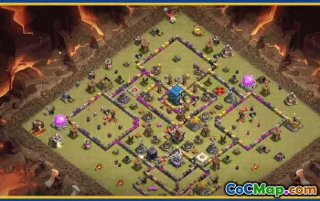 CoC Town Hall 12 Base Layouts & Map Links | Home, Trophy, War #30275