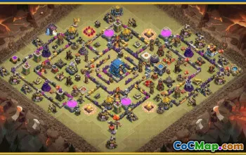 CoC Town Hall 12 Base Layouts & Map Links | Home Village & War Bases #28558