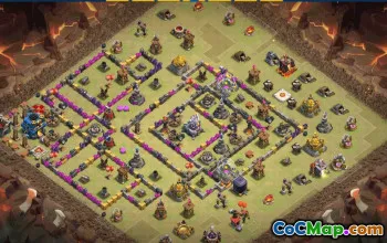 CoC Town Hall 12 Base Layouts & Map Links | Home Village, War & Trophy Bases #30850