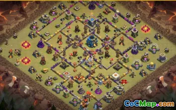 CoC Town Hall 12 Base Layouts & Map Links | Trophy & Home Village #27490