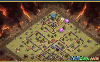 CoC Town Hall 12 Base Layouts & Map Links | Trophy & War Bases #30201