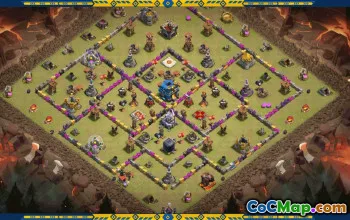 CoC Town Hall 12 Base Layouts & Map Links | Trophy & War Bases #30552