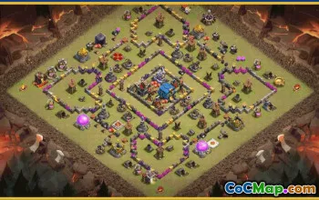CoC Town Hall 12 Base Layouts & Map Links | Trophy & War Builds #30274