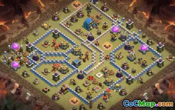 CoC Town Hall 12 Base Layouts & Map Links | Trophy & War Designs #31852