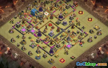 CoC Town Hall 12 Base Layouts & Map Links | Trophy, War & More #31923