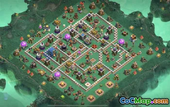 CoC Town Hall 12 Base Layouts & Map Links | War & Trophy Bases #27539
