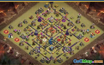 CoC Town Hall 12 Base Layouts & Map Links | War & Trophy Bases #27580