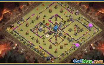 CoC Town Hall 12 Base Layouts & Map Links - War & Trophy Bases #30109