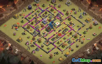 CoC Town Hall 12 Base Layouts & Map Links | War & Trophy Bases #30885