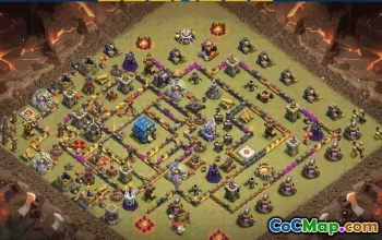 CoC Town Hall 12 Base Layouts & Map Links | War & Trophy Bases #31167