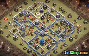 CoC Town Hall 12 Base Layouts & Map Links | War & Trophy Bases #31878