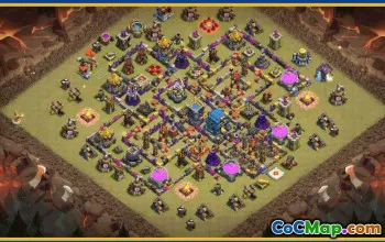 CoC Town Hall 12 Base Layouts & Map Links | War, Trophy, Home Village #28556