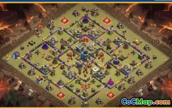 CoC Town Hall 12 Base Layouts & Maps | Copy & Download #27637