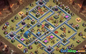 CoC Town Hall 12 Base Layouts & Maps - Copy & Link #14421