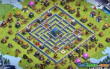 COC市政厅12个基本布局和地图 - 立即复制！ ＃12468