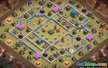 Primăria COC 12 machete și hărți de bază - Copiați acum! #13605