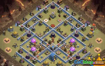 Coc Town Hall 12 Układy i mapy podstawowe - Kopiuj teraz! #16119