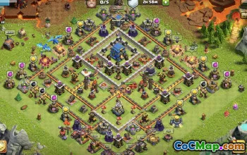 CoC Town Hall 12 Base Layouts & Maps for Home Village #17123