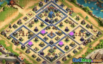 CoC Town Hall 12: Base Layouts & Maps for Home & War #16807