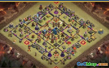 CoC Town Hall 12 Base Layouts & Maps | Home, Trophy & Farming #27492