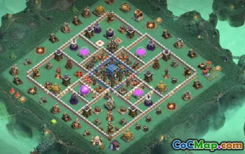 CoC Town Hall 12 Base Layouts & Maps | Home, Trophy & Farming #27524