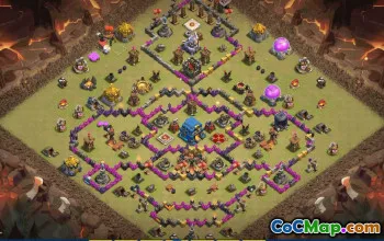 CoC Town Hall 12 Base Layouts & Maps | Home Village, War, Trophy #31674