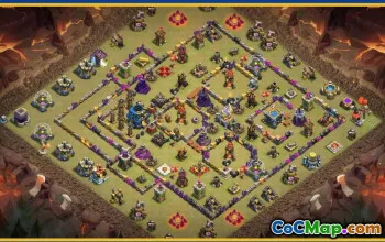 CoC Town Hall 12 Base Layouts & Maps | Home, War, Trophy #27579