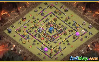 CoC Town Hall 12 Base Layouts & Maps | Home, War, Trophy #30112