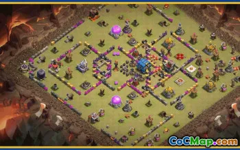CoC Town Hall 12 Base Layouts & Maps | Home, War, Trophy #30437