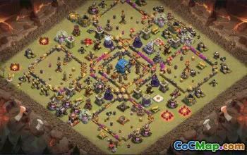 CoC Town Hall 12 Base Layouts & Maps | Home, War, Trophy #31495