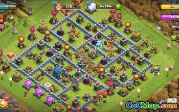 CoC Town Hall 12 Base Layouts & Maps | Home, War, Trophy #32099