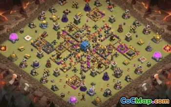 CoC Town Hall 12 Base Layouts & Maps | Home, War, Trophy #32196