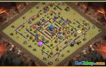 CoC Town Hall 12 Base Layouts & Maps | Home, War & Trophy Bases #30040