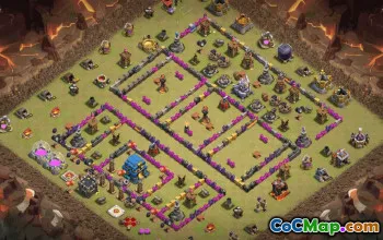 CoC Town Hall 12 Base Layouts & Maps | Home, War & Trophy Bases #31171