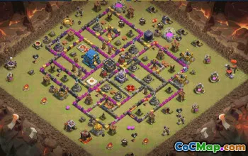 CoC Town Hall 12 Base Layouts & Maps | Home, War & Trophy Bases #31265