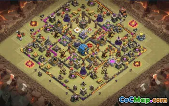 CoC Town Hall 12 Base Layouts & Maps | Home, War & Trophy Bases #32575