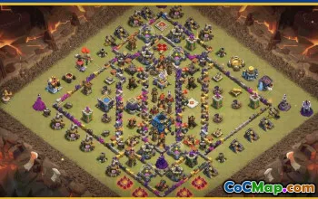 CoC Town Hall 12 Base Layouts & Maps | Home, War, Trophy & Farming #27638