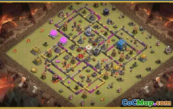 CoC Town Hall 12 Base Layouts & Maps | Home, War, Trophy Layouts #30377