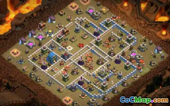 CoC Town Hall 12 Base Layouts: Maps & Links for War & Home #15508