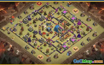 CoC Town Hall 12 Base Layouts & Maps | Trophy, Farm, Home Village #28042