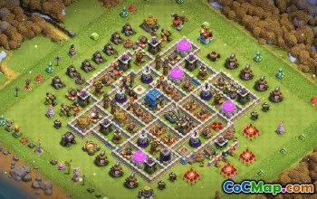 CoC Town Hall 12 Base Layouts & Maps | Trophy & Farming Courses #31076