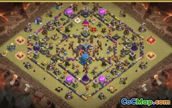 CoC Town Hall 12 Base Layouts & Maps | Trophy, Farming & Home Village #28376