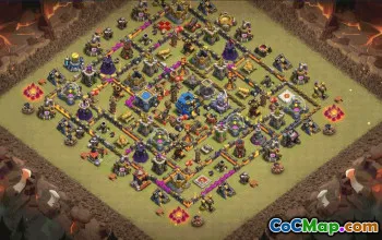 CoC Town Hall 12 Base Layouts & Maps | Trophy & War Bases #33965